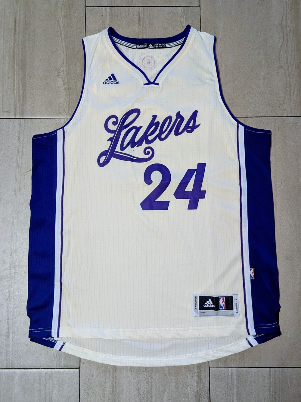 Kobe Bryant Black Mamba Los Angeles Lakers 2015 Christmas Jersey